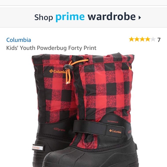 Columbia Kids Snow Boots NEW W/ TAGS IN BOX - Picture 7 of 7